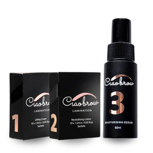 Ciaobrow Step 1,2,3 Lamination Combo Trio